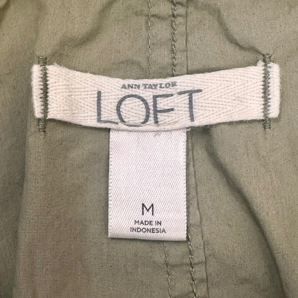 LOFT Utility Jacket in Olive Green - Picture 4 of 14